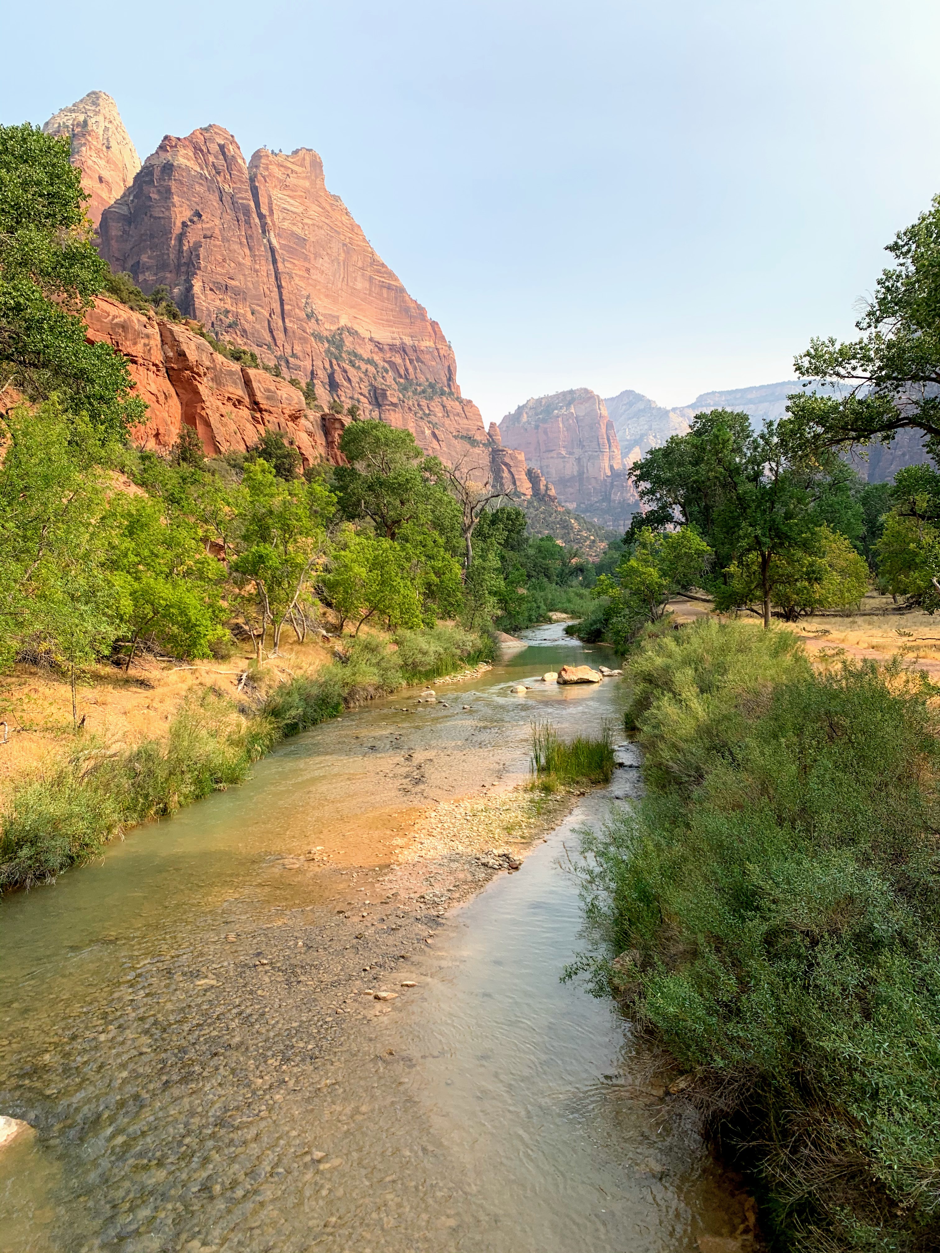 The Virgin River follows you everywhere in the Canyon